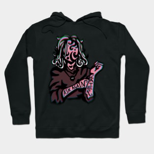 Ask Again Later. Dreamcore in Sky Pink Hoodie